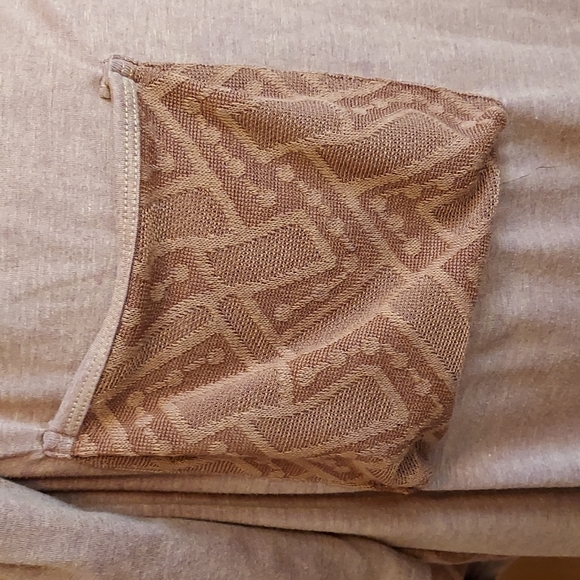 NWOT patterned brown tunic top/dress from Aster by Firmiana, size 3X - Picture 4 of 8